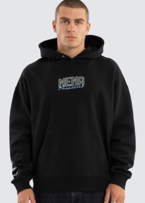 Contained Relaxed Hoodie Anthracite Black