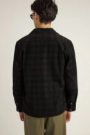 Cord Check Overshirt Black