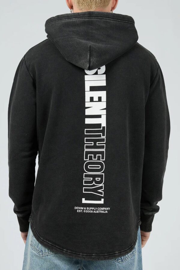 Elite Scoop Hoodie Washed Black - Image 2