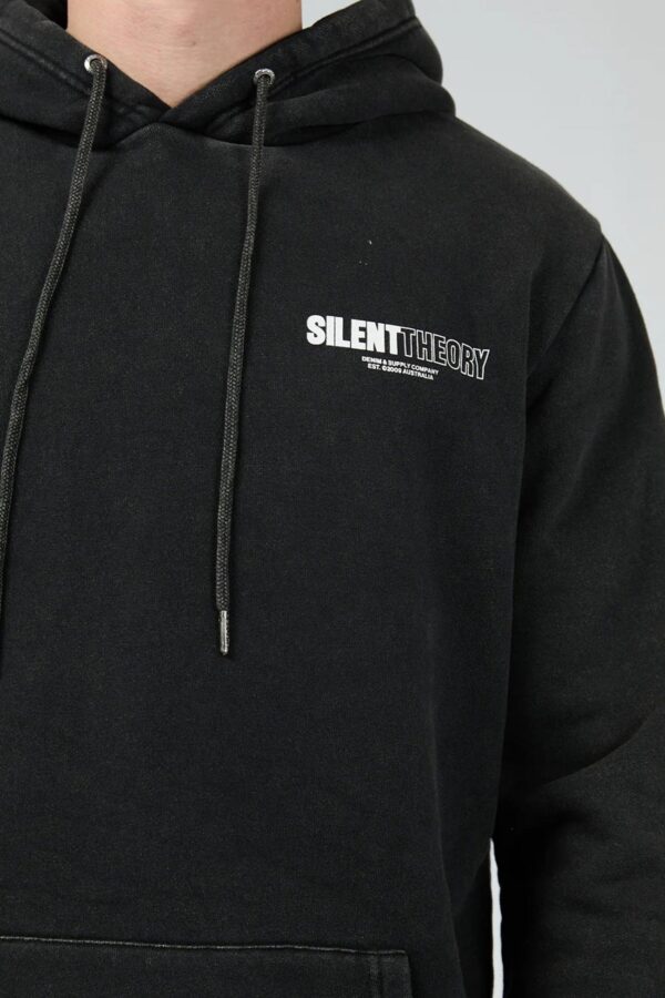 Elite Scoop Hoodie Washed Black - Image 3
