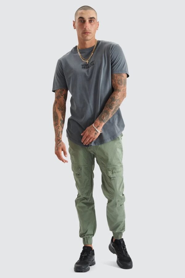 F100 Cargo Jogger Khaki - Image 4