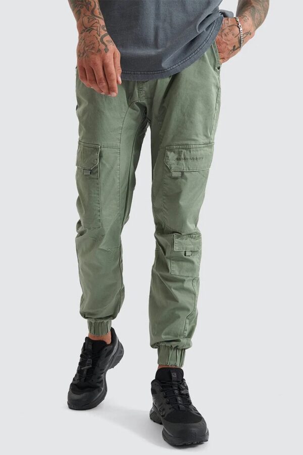 F100 Cargo Jogger Khaki - Image 2