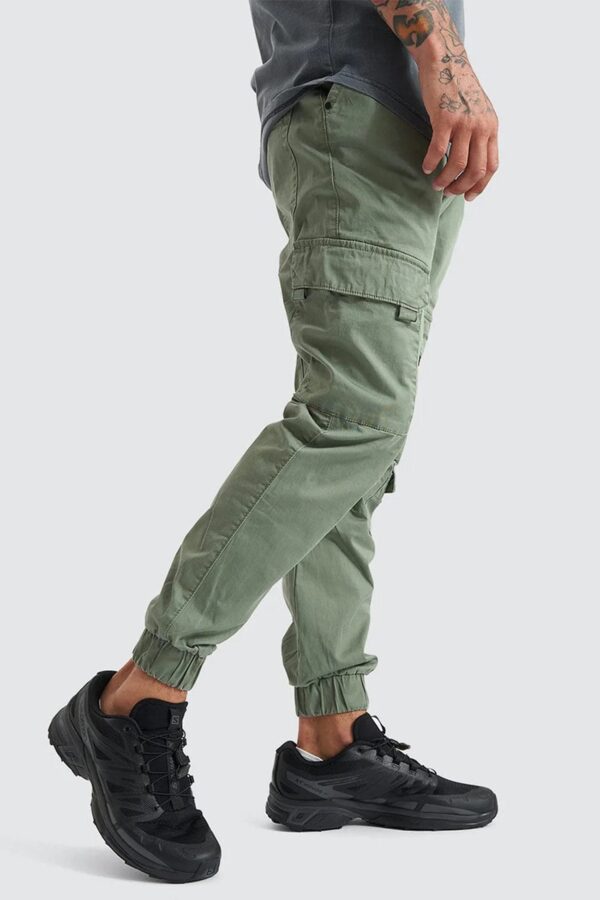 F100 Cargo Jogger Khaki - Image 5