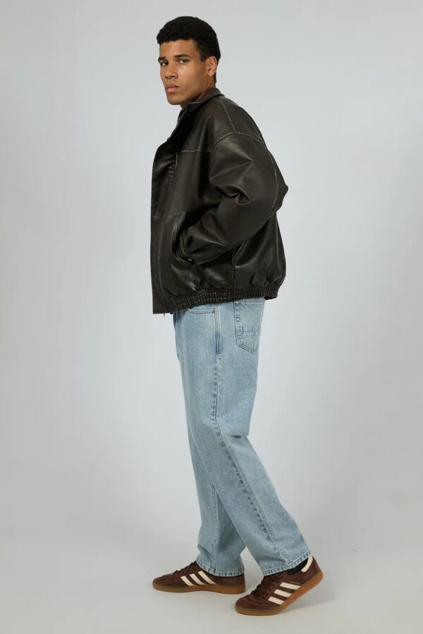 Harley Pleather Jacket Black - Image 5