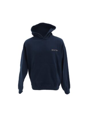 Embroidered Heavy Weigh Hood Mood Indigo