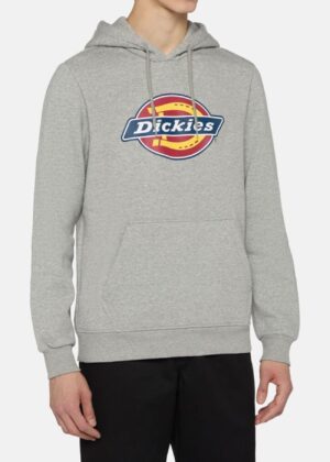 Icon Logo Hoodie Grey Melange