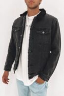 Jefe Sherpa Jacket Washed Black
