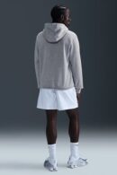 Nike Club BB Pullover Fleece Hoodie Dark Grey Heather Light Smoke Grey White