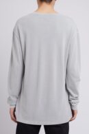 Pique Long Sleeve Tee Grey