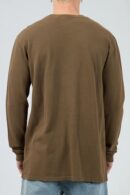 Pique Long Sleeve Tee Khaki