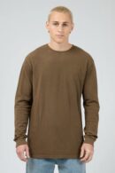 Pique Long Sleeve Tee Khaki