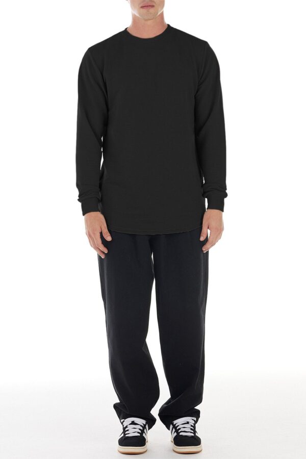 Roxford Long Sleeve Tee Black - Image 3