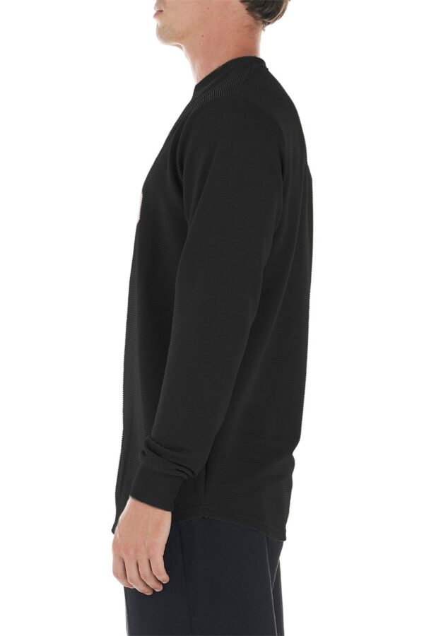 Roxford Long Sleeve Tee Black - Image 4