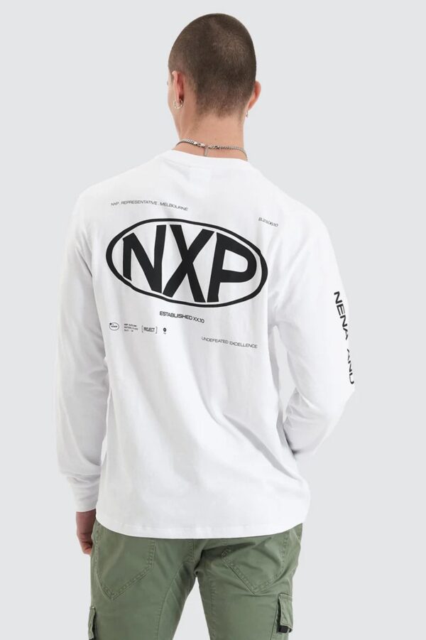 Tensile Long Sleeve Tee Optical White - Image 2