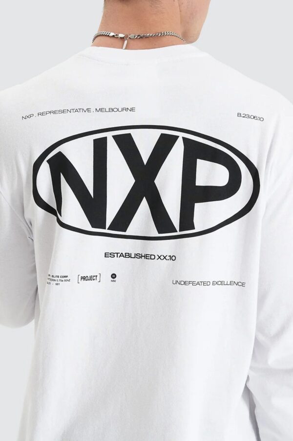 Tensile Long Sleeve Tee Optical White - Image 6