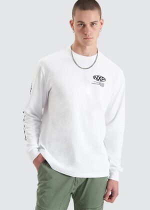 Tensile Long Sleeve Tee Optical White