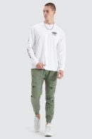 Tensile Long Sleeve Tee Optical White