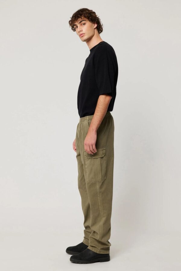 Tradie Cargo Pant Faded Army - Image 4