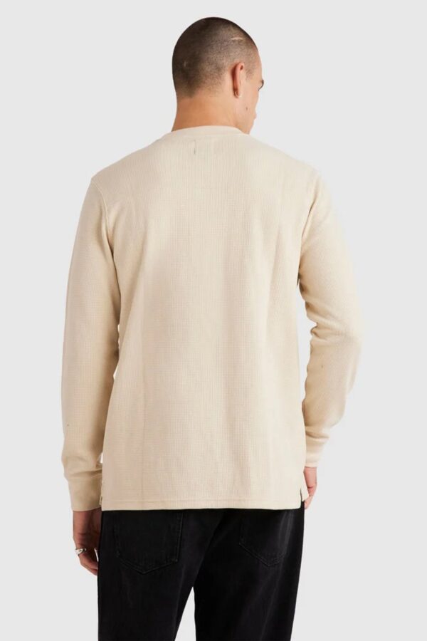 Union Waffle Long Sleeve Natural - Image 2